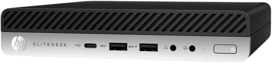 HP EliteDesk 800 G3 DM Intel Core i5-6500T 8GB RAM 256GB SSD Windows 10 Pro Desktop (Certified Pre-Owned)