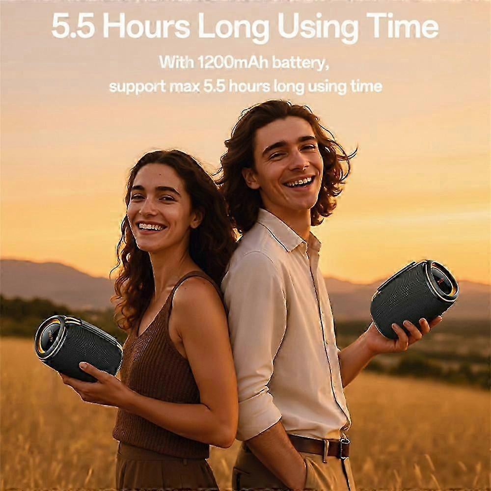 Yesido YSW38 Portable Wireless Bluetooth Speaker – 30W Max Power, RGB Dynamic Lighting, TWS Stereo Pairing & 7-Hour Playtime